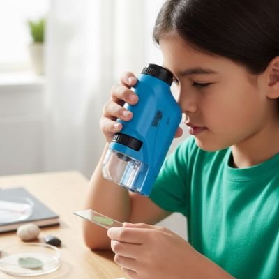 Microscope enfant | Discovery Science - Jeu Math